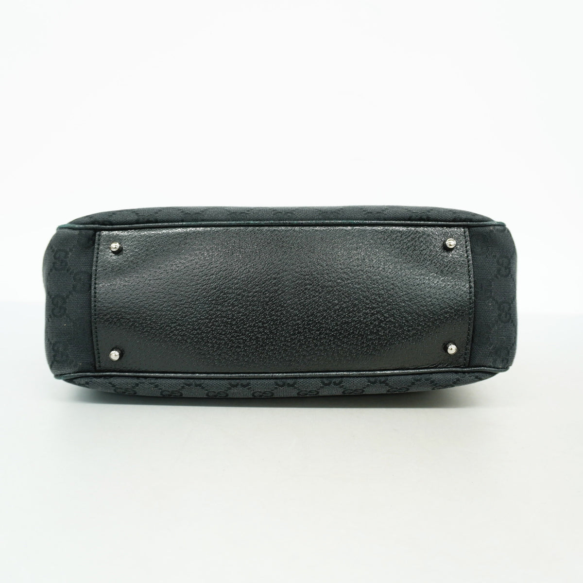 【6id5941】グッチ トートバッグ GGキャンバス 113011 キャンバス ブラック シルバー金具【中古】レディース