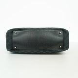 【6id5941】グッチ トートバッグ GGキャンバス 113011 キャンバス ブラック シルバー金具【中古】レディース