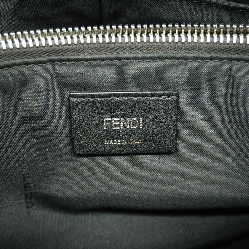 【6id5943】フェンディ ハンドバッグ バイザウェイ レザー ブラック シルバー金具 2wayバッグ【中古】レディース