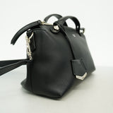 【6id5943】フェンディ ハンドバッグ バイザウェイ レザー ブラック シルバー金具 2wayバッグ【中古】レディース
