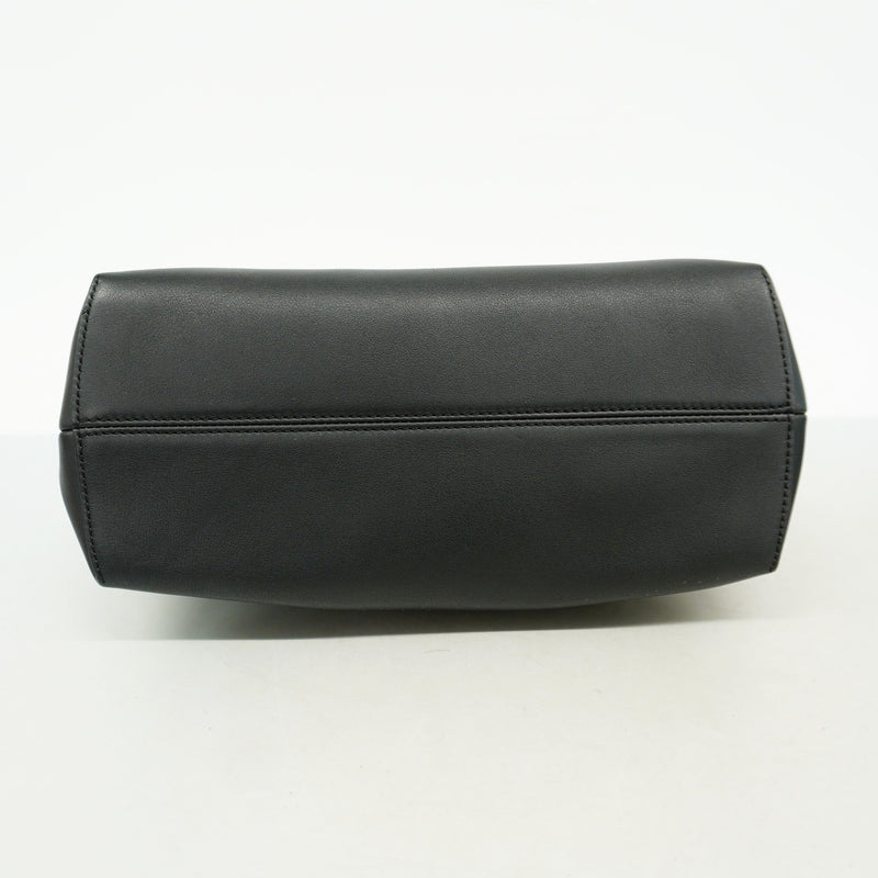 【6id5943】フェンディ ハンドバッグ バイザウェイ レザー ブラック シルバー金具 2wayバッグ【中古】レディース
