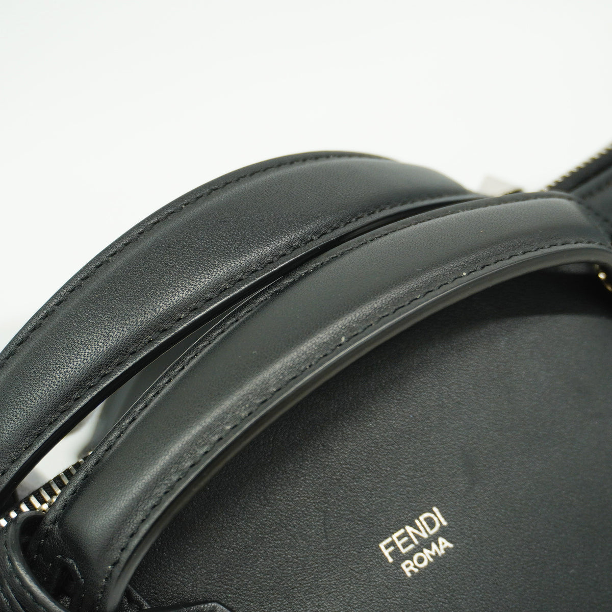 【6id5943】フェンディ ハンドバッグ バイザウェイ レザー ブラック シルバー金具 2wayバッグ【中古】レディース