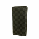 【6id5958】ルイヴィトン 長財布 ダミエ・グラフィット ポルトフォイユブラザ N62665 ブラック グレー【中古】メンズ