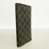 【6id5958】ルイヴィトン 長財布 ダミエ・グラフィット ポルトフォイユブラザ N62665 ブラック グレー【中古】メンズ