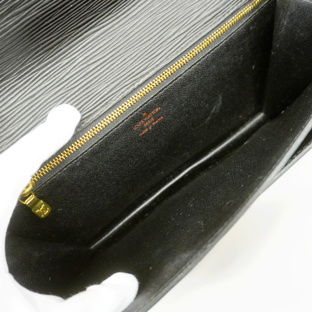 【6id5966】ルイヴィトン クラッチバッグ エピ ポシェットセリエドラゴンヌ M52612 ノワール【中古】メンズ