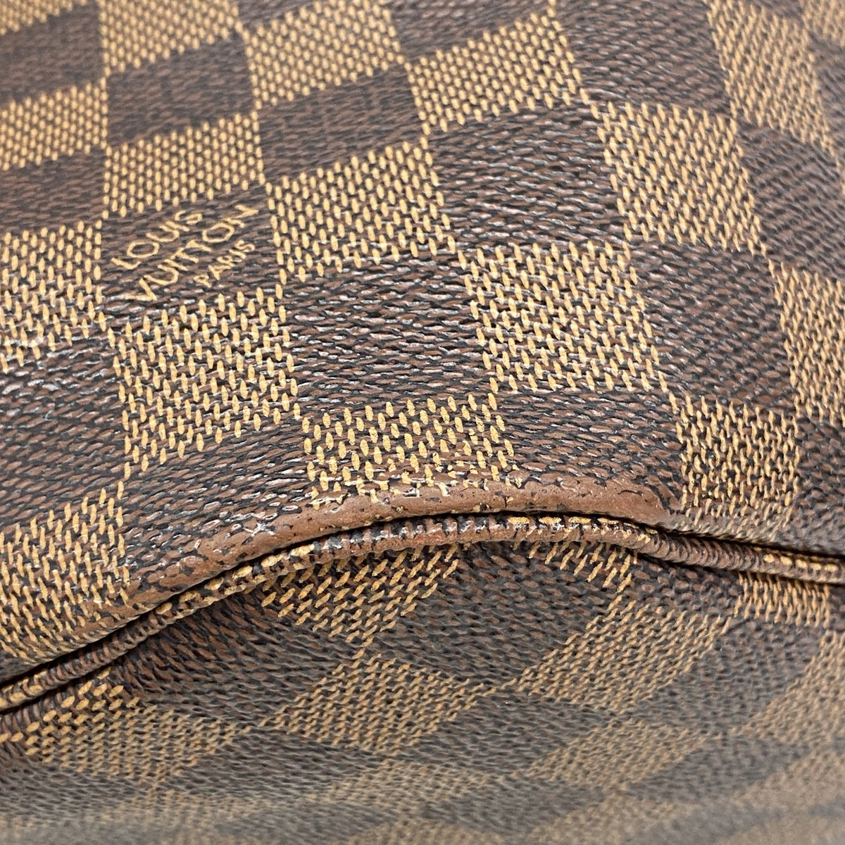 【6id5971】ルイヴィトン トートバッグ ダミエ ネヴァーフルMM N51105 エベヌ【中古】レディース