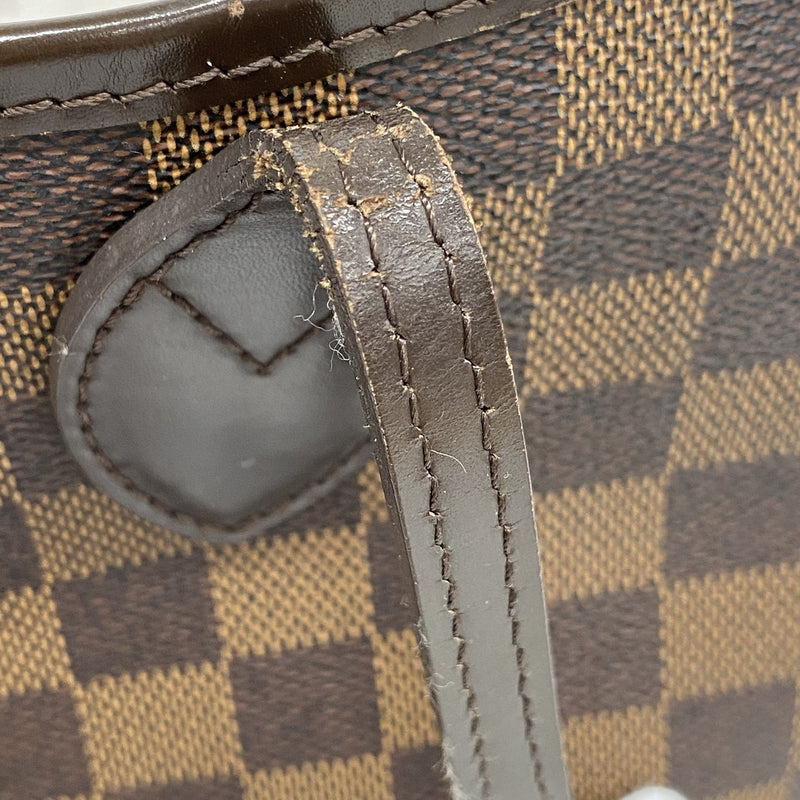 【6id5971】ルイヴィトン トートバッグ ダミエ ネヴァーフルMM N51105 エベヌ【中古】レディース