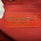 【6id5976】シャネル ボディバッグ マトラッセ ラムスキン レッド シャンパンゴールド金具【中古】レディース