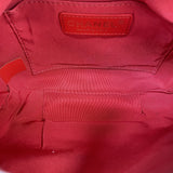 【6id5976】シャネル ボディバッグ マトラッセ ラムスキン レッド シャンパンゴールド金具【中古】レディース
