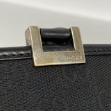 【6id5978】グッチ ハンドバッグ GGキャンバス/ジャッキー 002 1065 キャンバス ブラック シルバー金具【中古】レディース