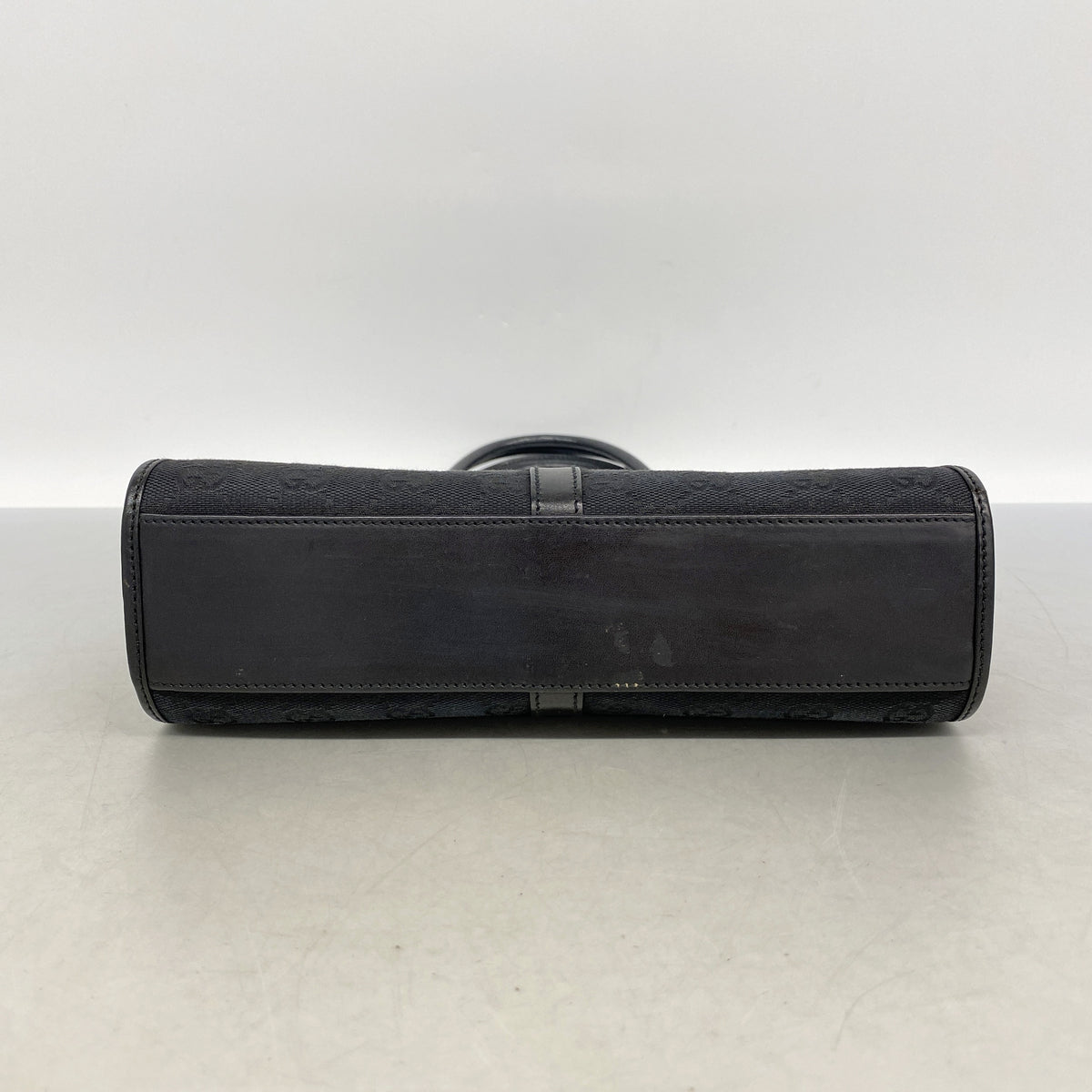 【6id5978】グッチ ハンドバッグ GGキャンバス/ジャッキー 002 1065 キャンバス ブラック シルバー金具【中古】レディース