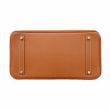 【6id5980】エルメス ハンドバッグ バーキン35 クシュベル ゴールド ゴールド金具 □D刻印【中古】レディース