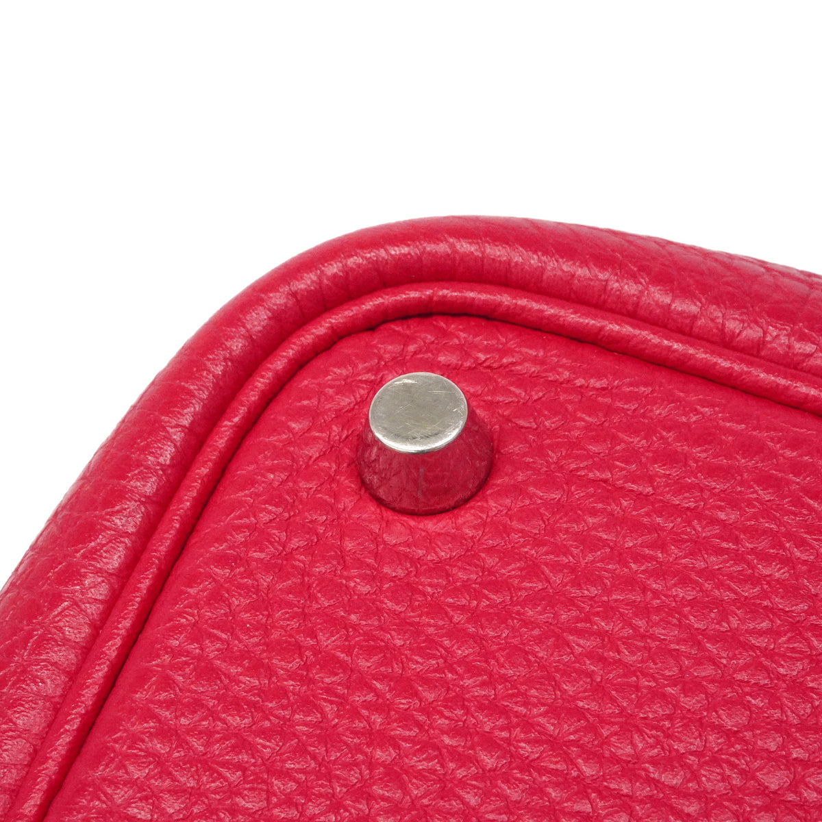 【6id5985】エルメス ハンドバッグ ピコタンロックPM トリヨンクレマンス ルージュセリエ/フランボワーズ シルバー金具 Z刻印【中古】レディース