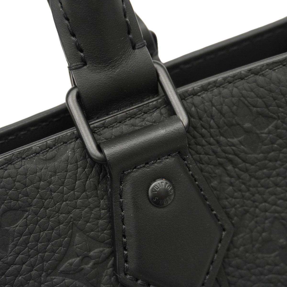 【6id5987】ルイヴィトン トートバッグ モノグラム・トリヨン サックプラ 24H M24786 ブラック 2wayバッグ【中古】メンズ