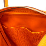 【6id5995】エルメス ハンドバッグ リンディ30 トリヨンクレマンス オレンジ シルバー金具 □P刻印 2wayバッグ【中古】レディース