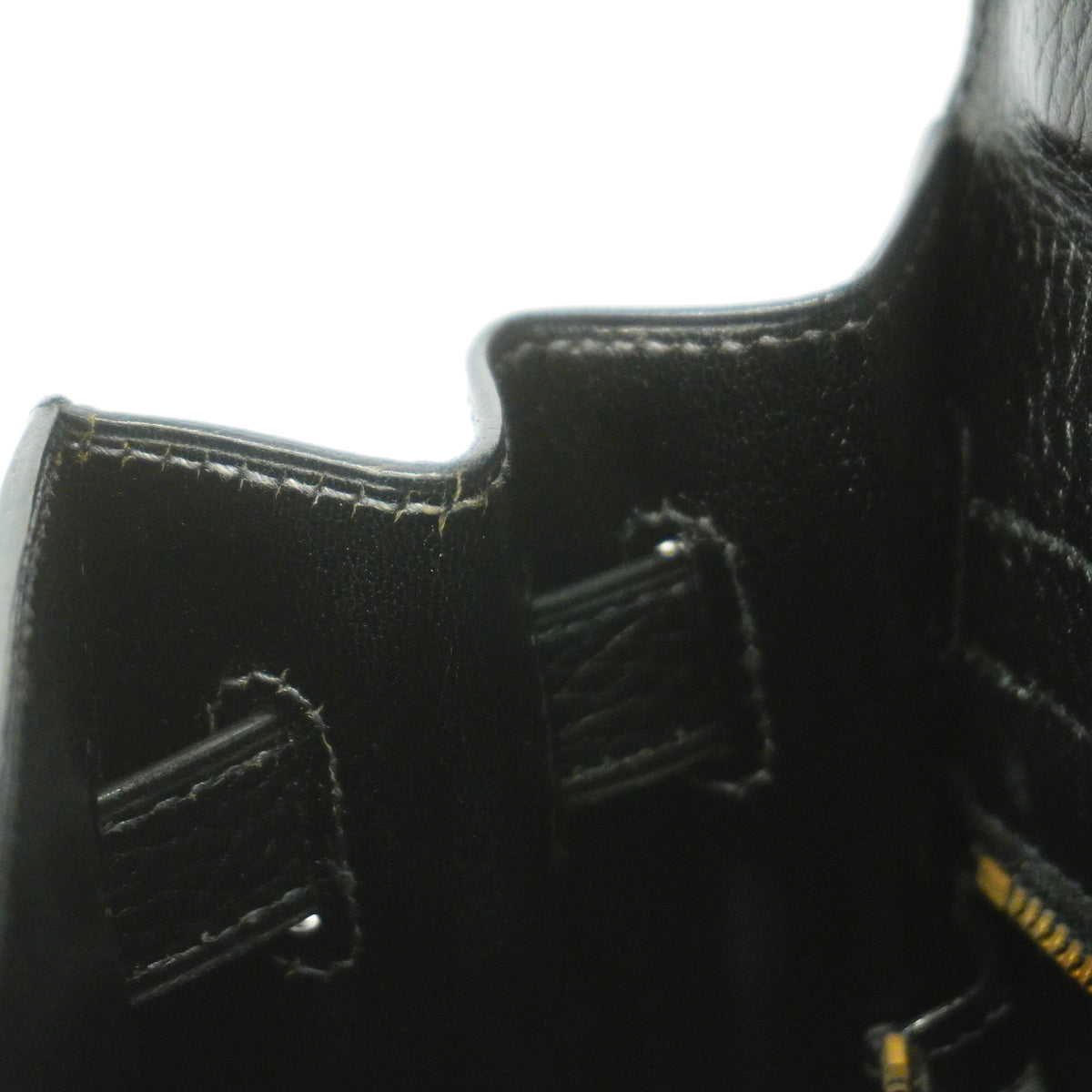 【6id5998】エルメス ハンドバッグ ケリー32 アルデンヌ ブラック ゴールド金具 ○W刻印 2wayバッグ【中古】レディース
