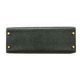 【6id5998】エルメス ハンドバッグ ケリー32 アルデンヌ ブラック ゴールド金具 ○W刻印 2wayバッグ【中古】レディース