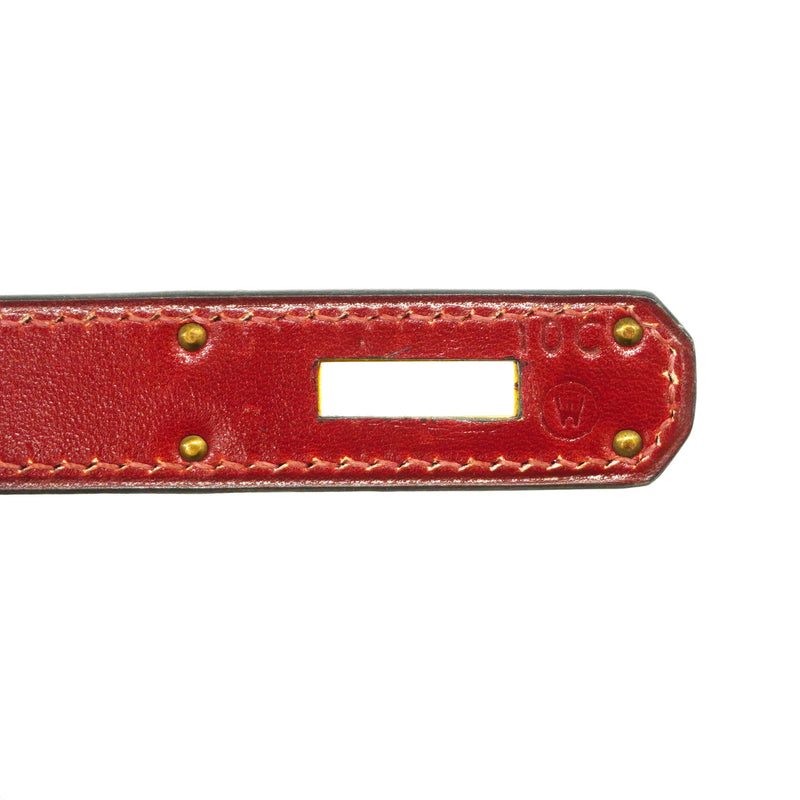 【6id5999】エルメス ハンドバッグ ケリー32 ボックスカーフ ルージュアッシュ ゴールド金具 ○W刻印 2wayバッグ【中古】レディース