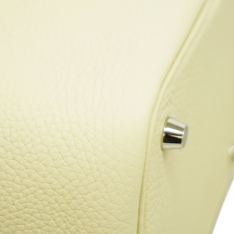 【6id6001】エルメス ハンドバッグ ピコタンロックPMカザック トリヨンクレマンス ナタ/セサミ シルバー金具 G刻印【中古】レディース