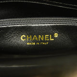 【6id6003】シャネル トートバッグ 復刻トート キャビアスキン ブラック ゴールド金具【中古】レディース