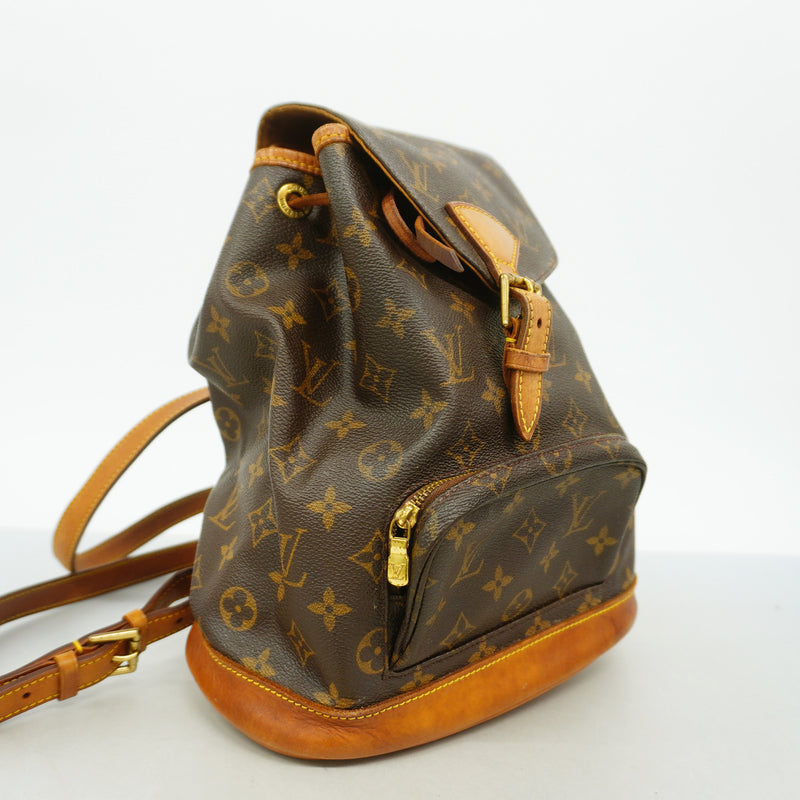 【6id6006】ルイヴィトン リュック・デイパック モノグラム モンスリMM M51136 ブラウン【中古】レディース