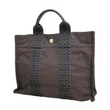 【6id6029】エルメス トートバッグ エールラインPM キャンバス グレー シルバー金具【中古】メンズ レディース ユニセックス