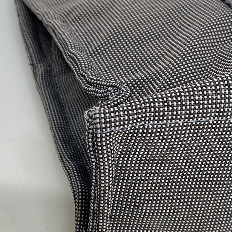 【6id6029】エルメス トートバッグ エールラインPM キャンバス グレー シルバー金具【中古】メンズ レディース ユニセックス