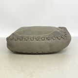 【6id6030】グッチ ショルダーバッグ 218781 レザー グレー シャンパンゴールド金具【中古】レディース