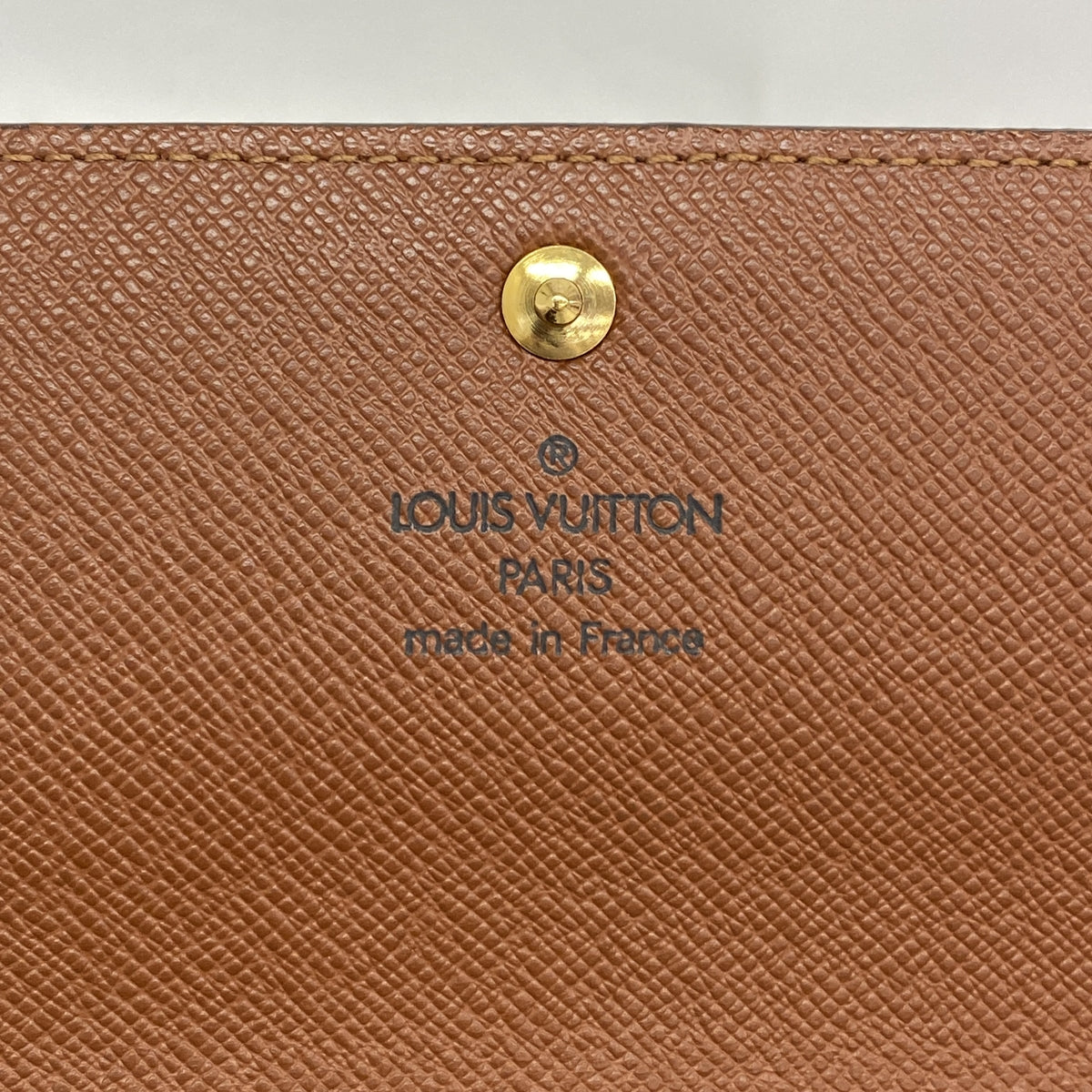 【6id6033】ルイヴィトン 長財布 モノグラム ポシェットポルトモネクレディ M61725 ブラウン【中古】レディース