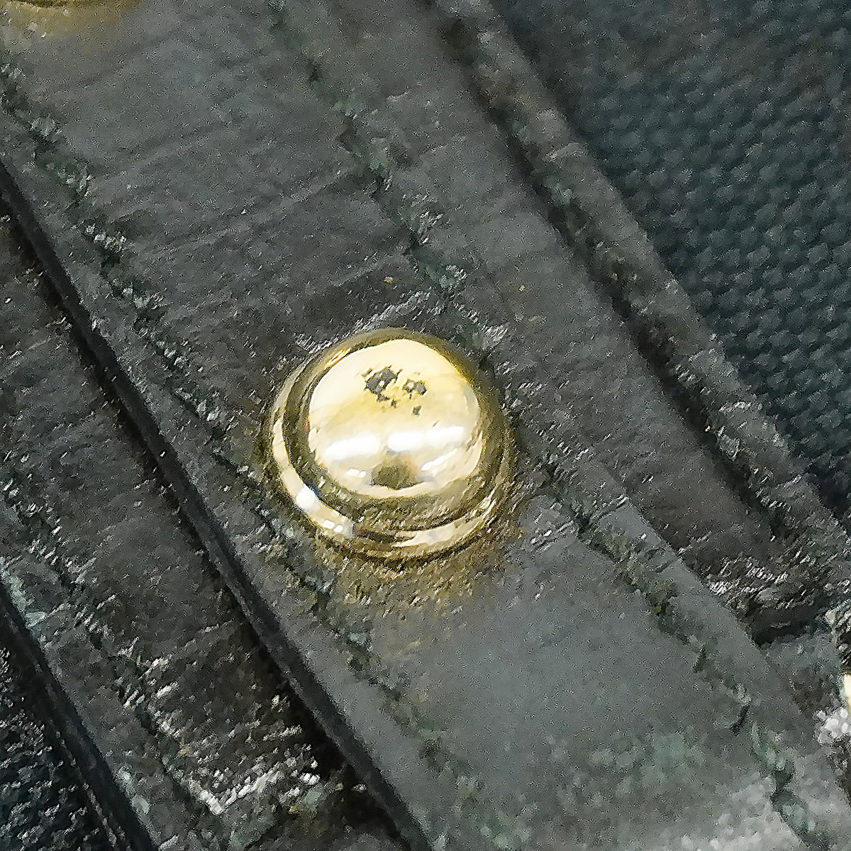 【6id6050】グッチ トートバッグ GGキャンバス/シェリーライン 139260 キャンバス ブラック シャンパンゴールド金具【中古】レディース
