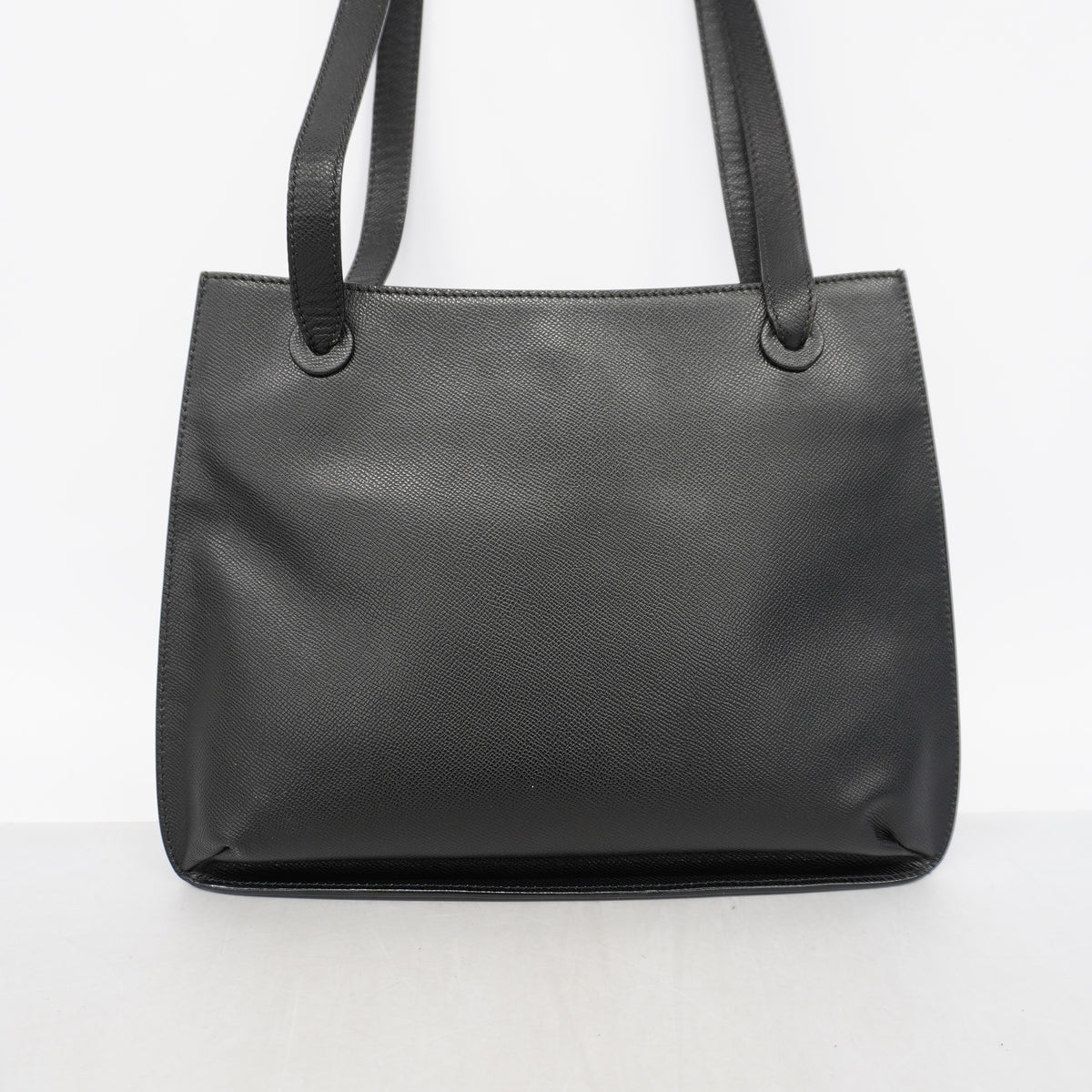 【6id6067-h】シャネル ショルダーバッグ キャビアスキン ブラック ゴールド金具【中古】レディース