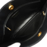 【6id6067-h】シャネル ショルダーバッグ キャビアスキン ブラック ゴールド金具【中古】レディース