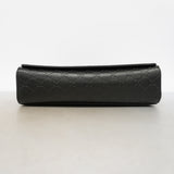 【6id6081】グッチ ショルダーバッグ グッチシマ 523226 レザー ブラック シルバー金具【中古】メンズ