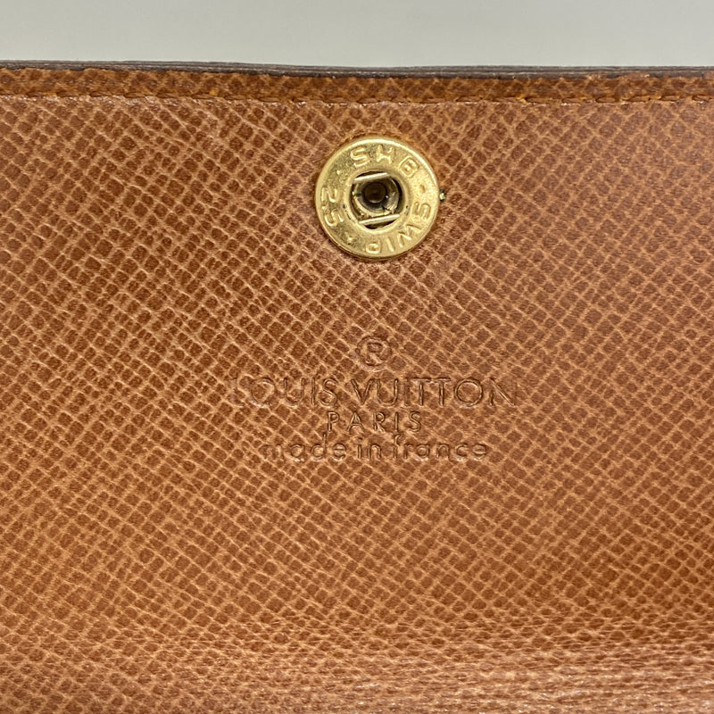 【6id6098】ルイヴィトン キーケース モノグラム ミュルティクレ4 M62631 ブラウン【中古】メンズ レディース ユニセックス