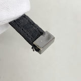 【6id6102】フェンディ ハンドバッグ ズッキーノ ナイロンキャンバス ブラック シルバー金具【中古】レディース