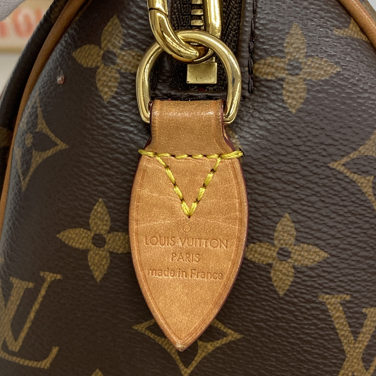 【6id6103】ルイヴィトン ハンドバッグ モノグラム スピーディバンドリエール20 M46594 ブラウン 2wayバッグ【中古】レディース