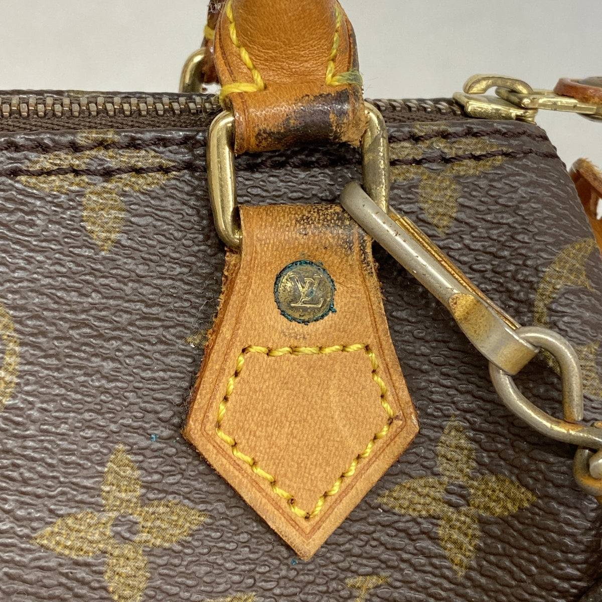 【6id6104】ルイヴィトン ハンドバッグ モノグラム ミニスピーディ M41534 ブラウン 2wayバッグ【中古】レディース