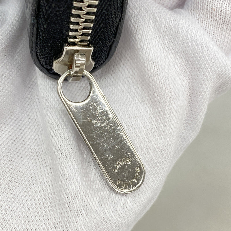 【6id6108】ルイヴィトン コインケース ダミエ・グラフィット ジッピーコインパース N63076 ブラック【中古】メンズ