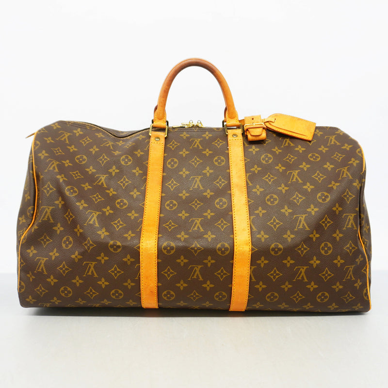 【6id6109】ルイヴィトン ボストンバッグ モノグラム キーポル55 M41424 ブラウン【中古】メンズ レディース ユニセックス
