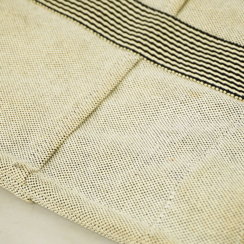 【6id6117】エルメス トートバッグ ニューフールトゥMM キャンバス グレー シルバー金具【中古】メンズ レディース ユニセックス