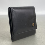 【6id6119】カルティエ コインケース パシャ レザー ブラック ゴールド金具【中古】メンズ レディース ユニセックス