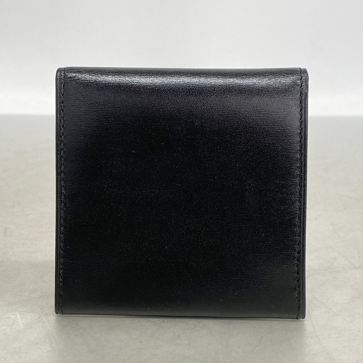【6id6119】カルティエ コインケース パシャ レザー ブラック ゴールド金具【中古】メンズ レディース ユニセックス