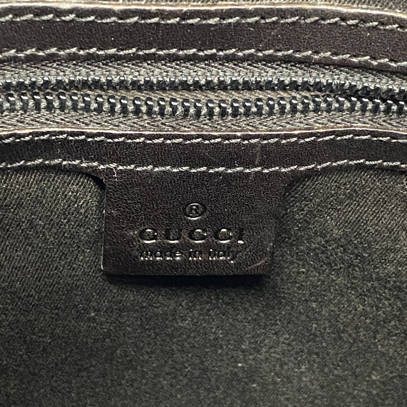 【6id6120】グッチ ショルダーバッグ GGキャンバス 106242 キャンバス ブラウン シルバー金具【中古】レディース