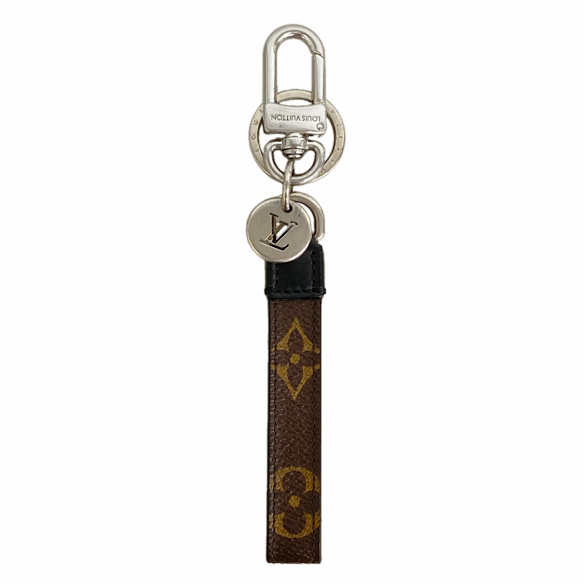 【6id6128】ルイヴィトン キーホルダー・チャーム モノグラム スリムドラゴンヌ M00853 ブラウン【中古】メンズ