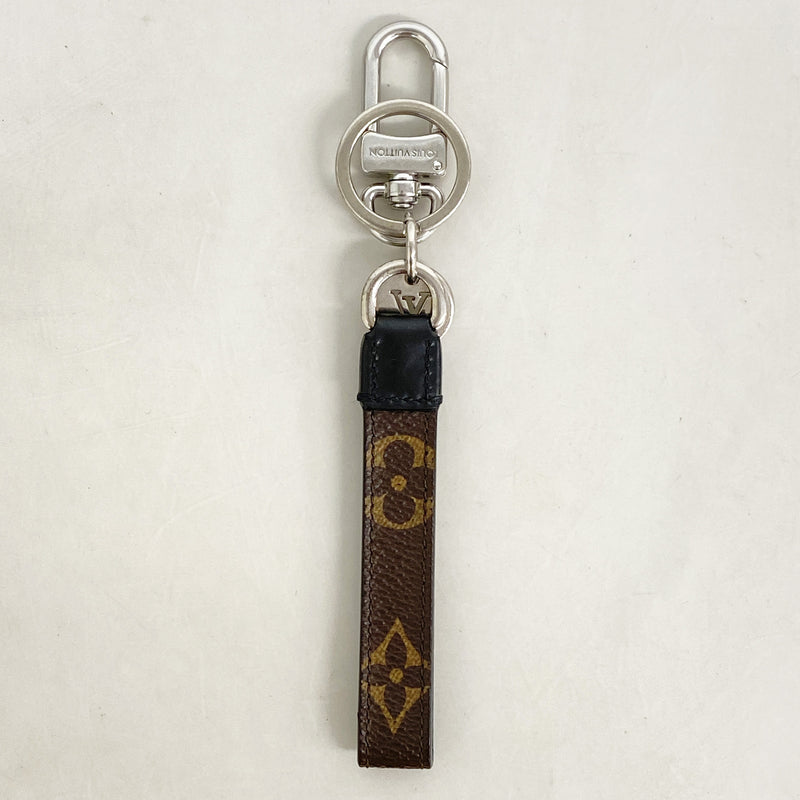 【6id6128】ルイヴィトン キーホルダー・チャーム モノグラム スリムドラゴンヌ M00853 ブラウン【中古】メンズ