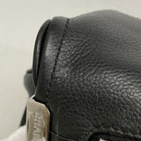 【6id6153】シャネル ハンドバッグ チョコバー キャビアスキン ブラック シルバー金具【中古】レディース