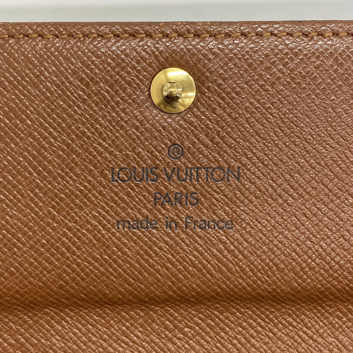 【6id6158】ルイヴィトン 長財布 モノグラム ポシェットポルトモネクレディ M61726 ブラウン【中古】レディース