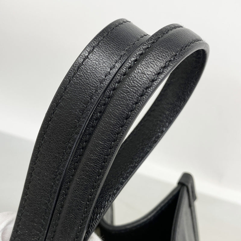 【6id6168】グッチ トートバッグ ホースビット 623694 レザー ブラック ゴールド金具【中古】レディース
