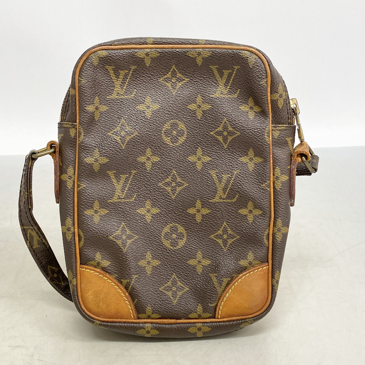 【6id6176】ルイヴィトン ショルダーバッグ モノグラム ダヌーブ M45266 ブラウン【中古】レディース