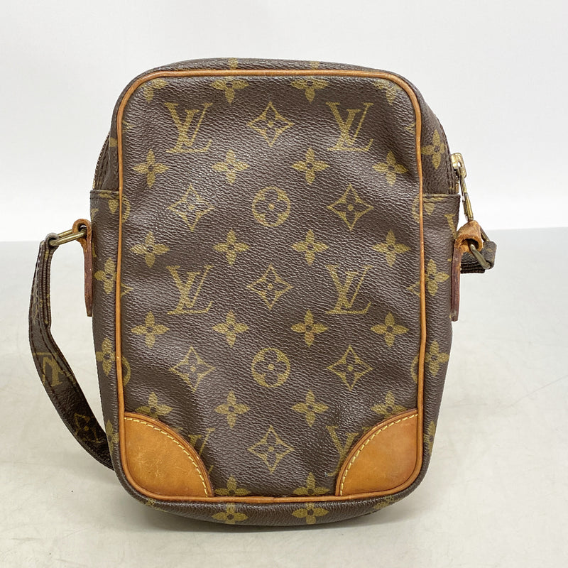 【6id6176】ルイヴィトン ショルダーバッグ モノグラム ダヌーブ M45266 ブラウン【中古】レディース
